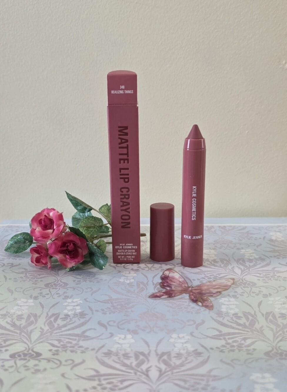 BNIB Kylie Cosmetics Matte Lip Crayon in "348 Realizing Things". MSRP $26